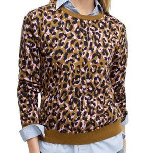 J.Cew Leopard Crewneck Sweater